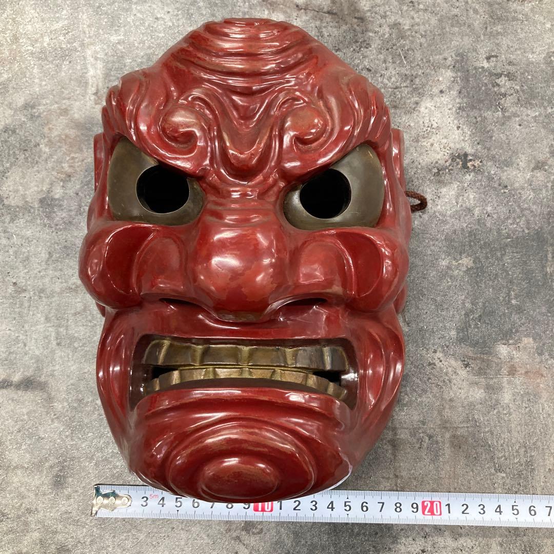 鬼面　お面　タヂカラオ　神楽面　能面