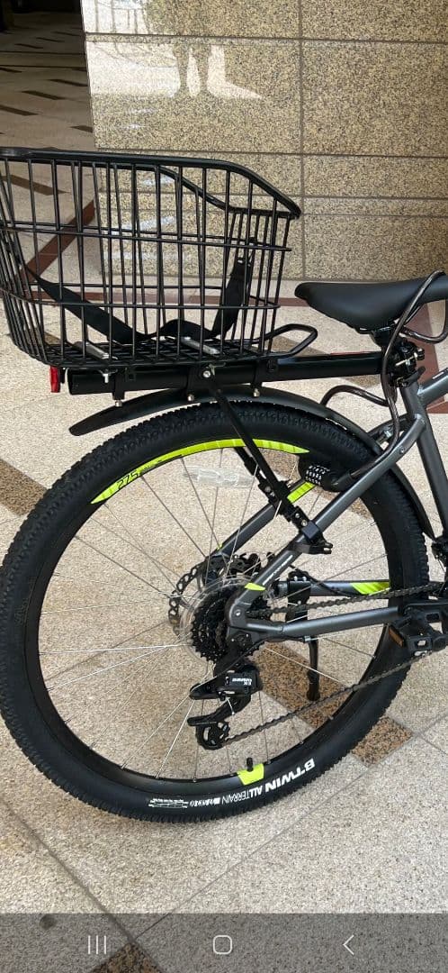 Rockrider 自転車 27.5インチ グレー 7段変速、９～11歳向き