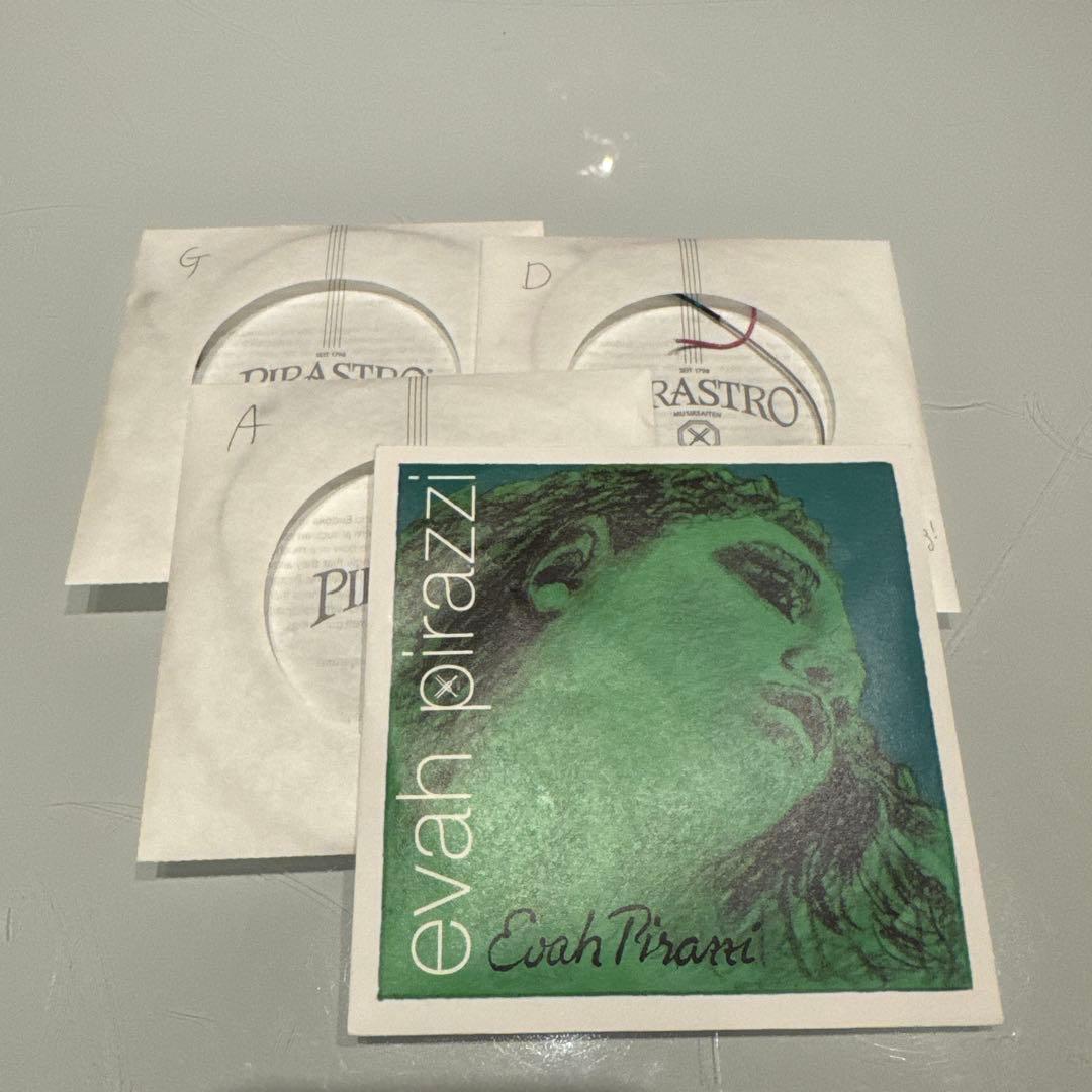 Evah Pirazzi 4/4バイオリン弦 4本セット