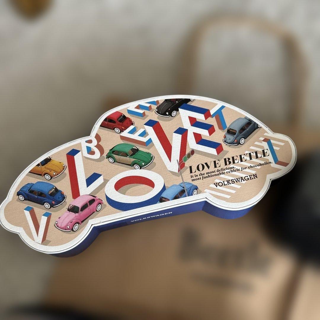 モロゾフ✖️ビートル☆トラベル　プチ　ラブ　スチールコンテナ　チョコ 2026