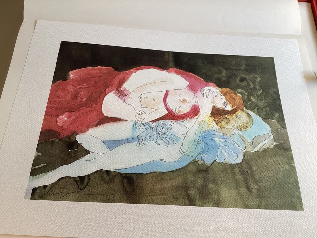 池田満寿夫　オリジナルリトグラフ付き詩画集　限定品　肉筆サイン入り　定価22万円