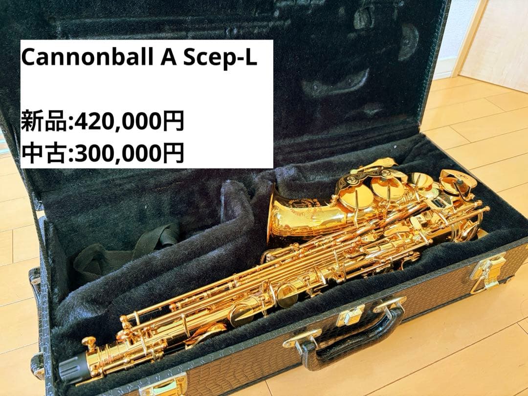 【定価42万円越え】アルトサックス　Cannonball　AScep-L