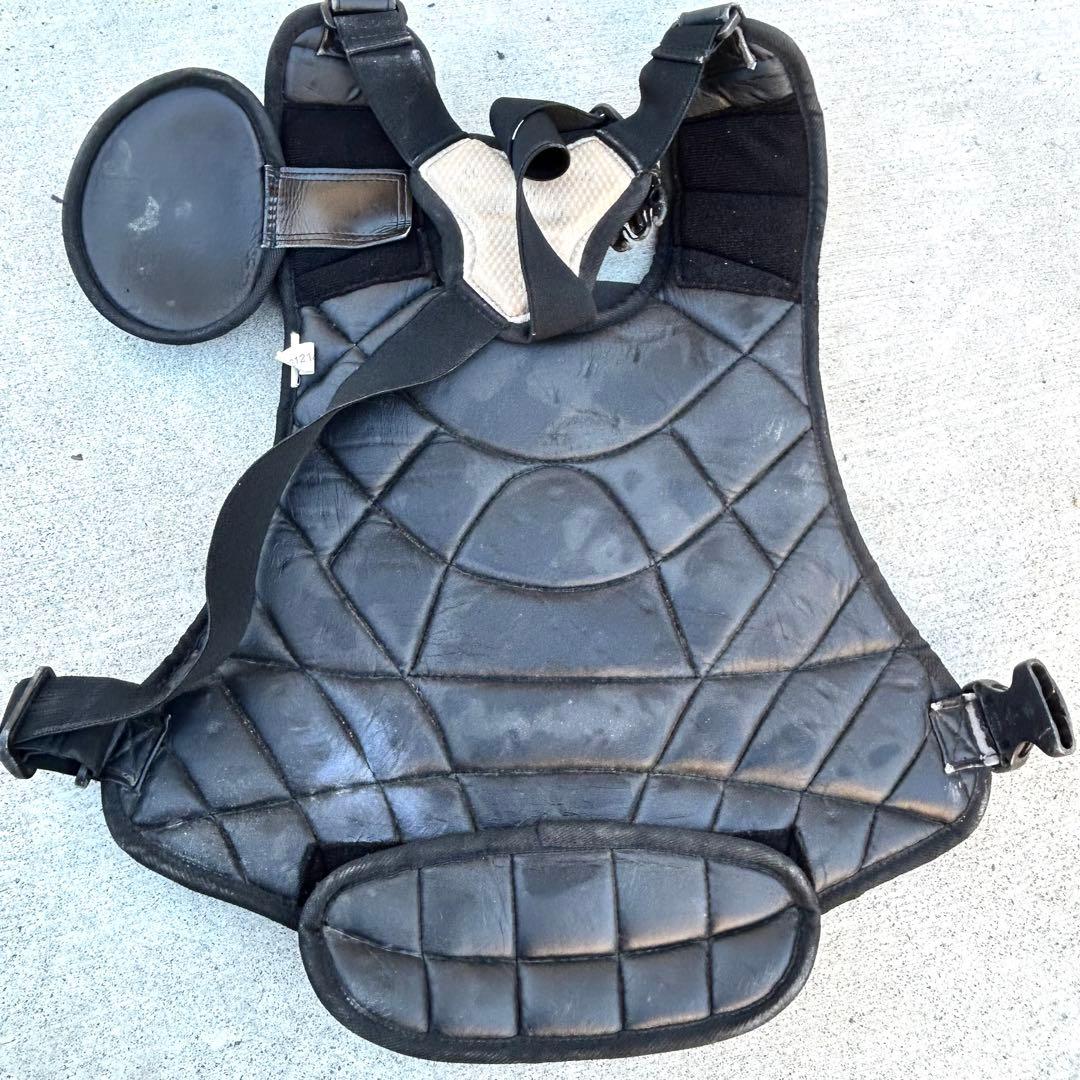 ミズノプロ　キャッチャー防具　セット　マスク　プロテクター　　軟式　野球