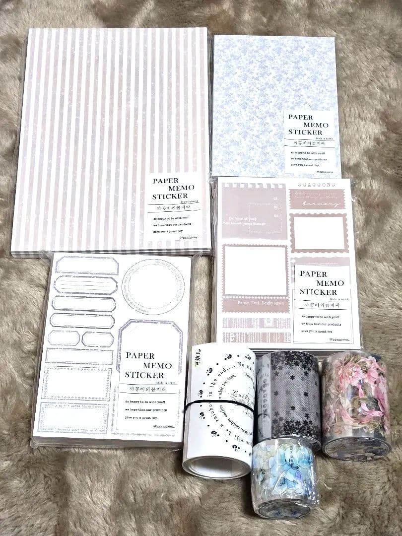 ggaggong様コラージュ素材セット　他海外マステ　8点