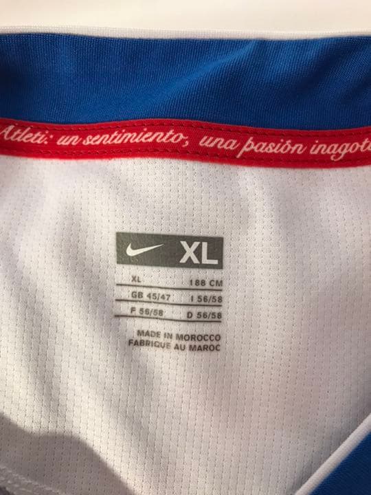 新品正規品NIKE アトレティコ・マドリード「10」アグエロ半袖XLユニフォーム