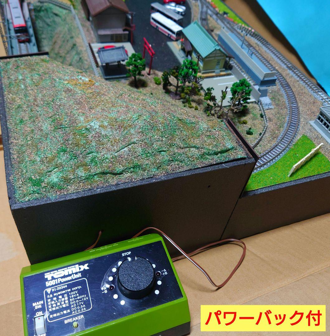 【動作品】鉄道模型ジオラマ完成品『Nゲージ』パワーバック付