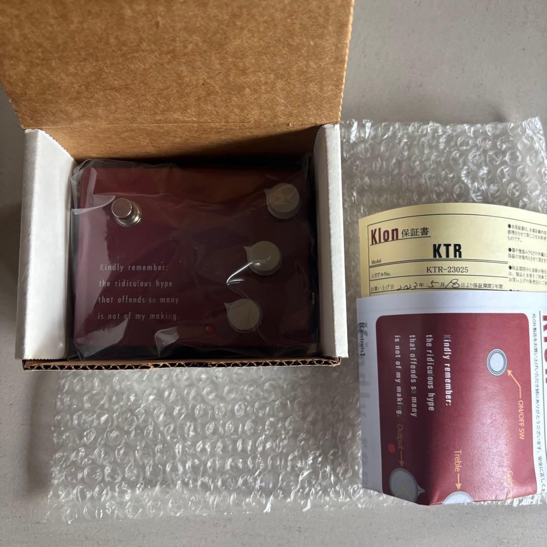 Klon KTR ギターエフェクター