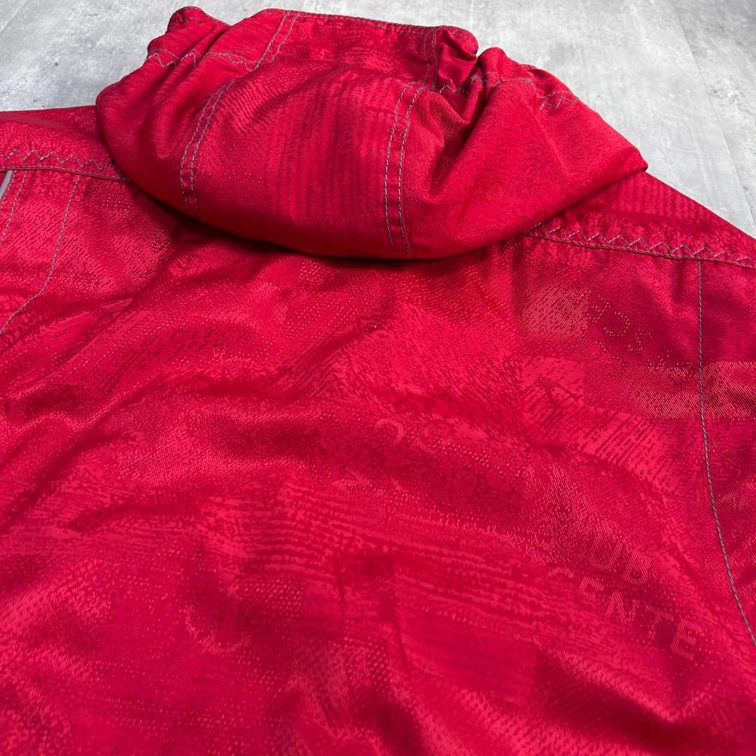 Z240 クラブ デサント スキーウェア 上下セット 赤 メンズ M 日本製