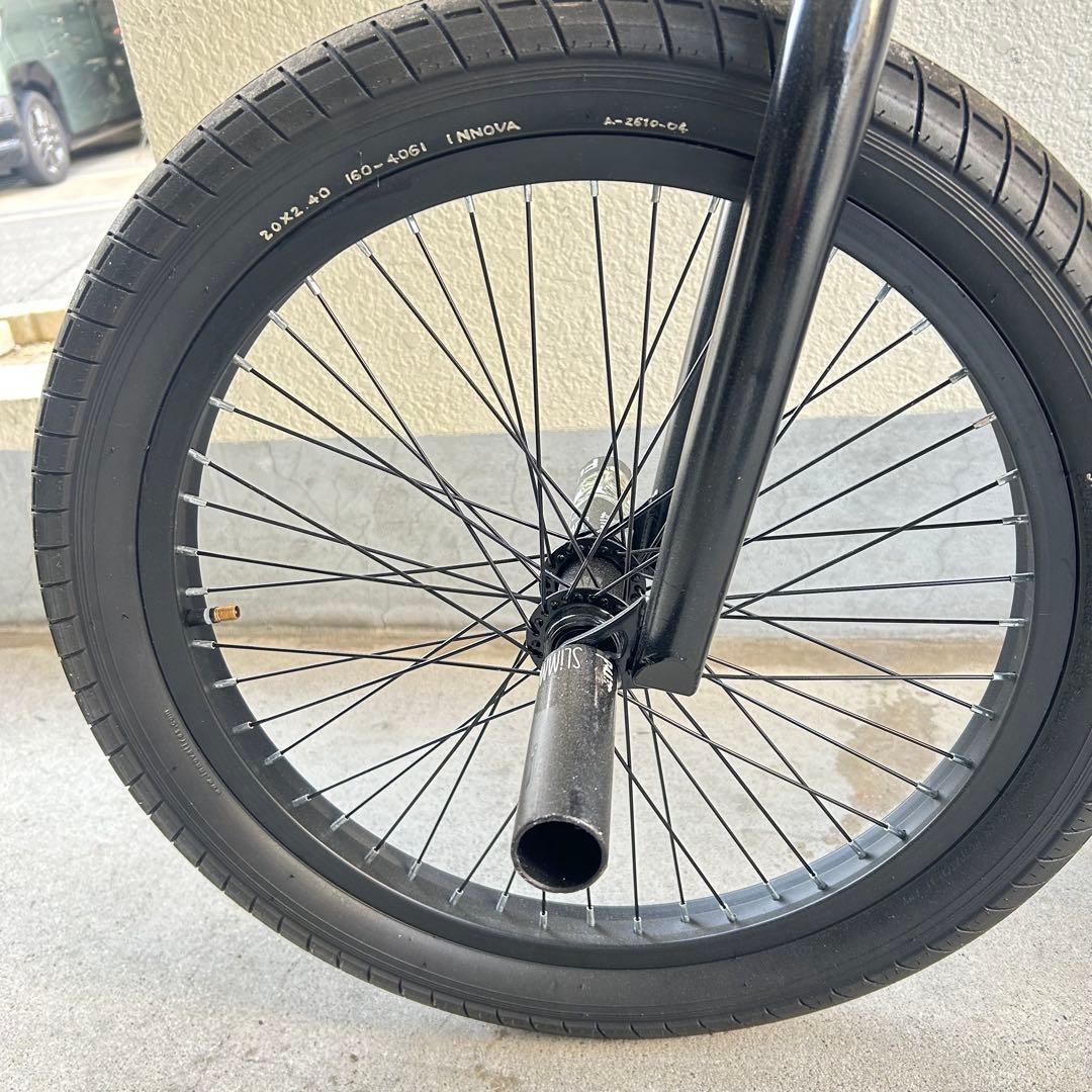 大阪鶴見区直接引取りBMXバイク パープル カラフルステム