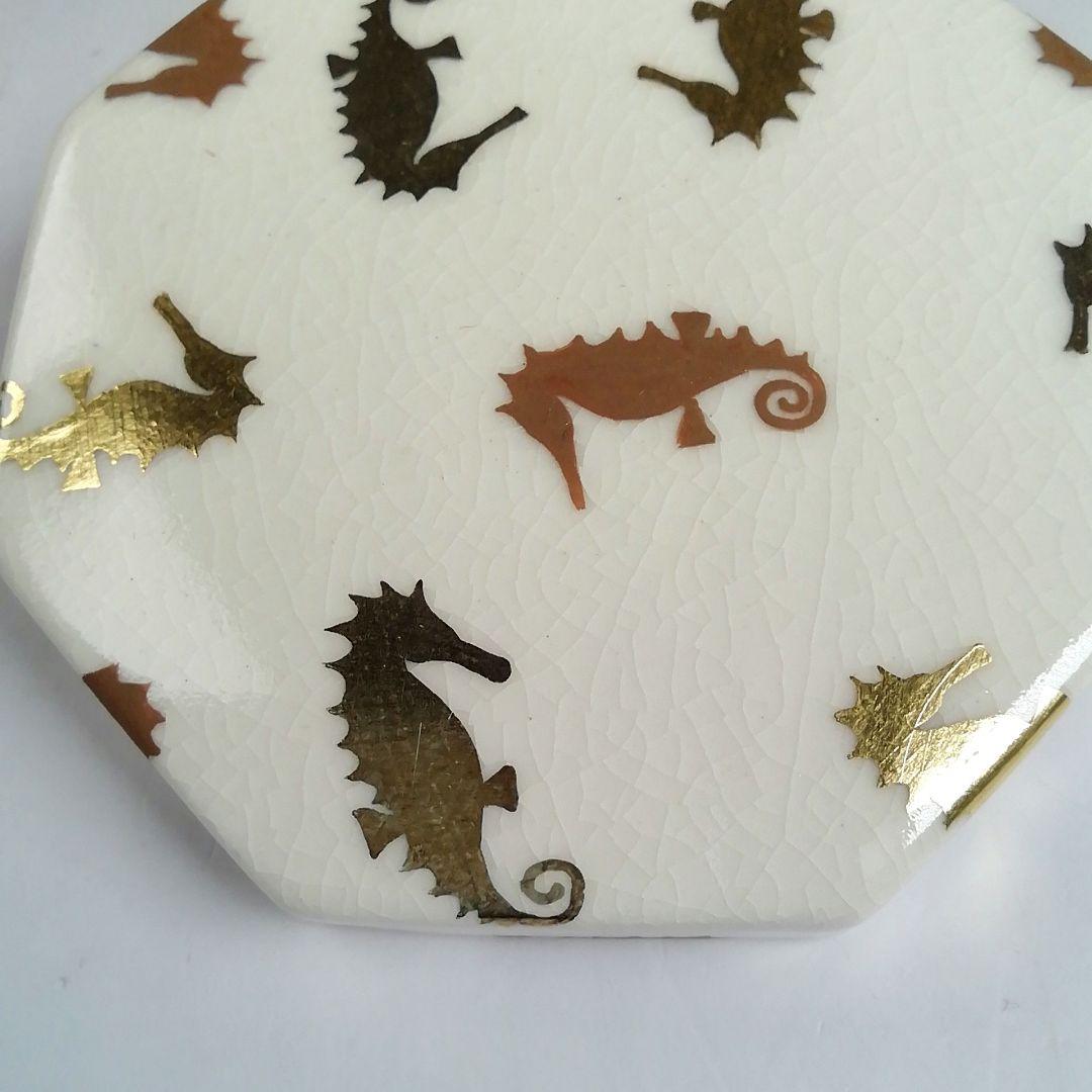 Ｔ８０５　香合　『干支香合』『丹山窯　小峠葛芳 造』　共箱　茶道具