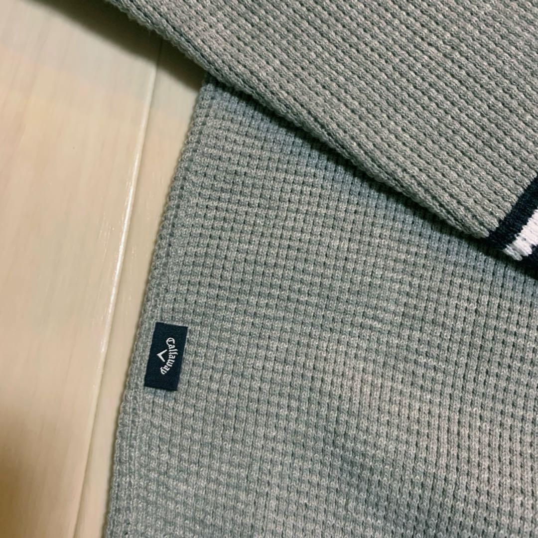 新品■16,500円【キャロウェイ】メンズ　長袖セーター　LL ゴルフウェア