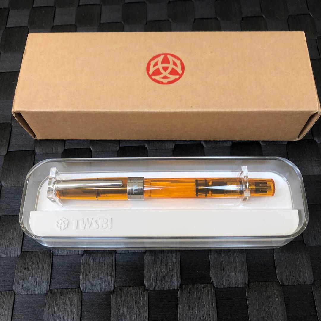 未使用TWSBI Diamond 540 万年筆 EFデモンストレータ オレンジ