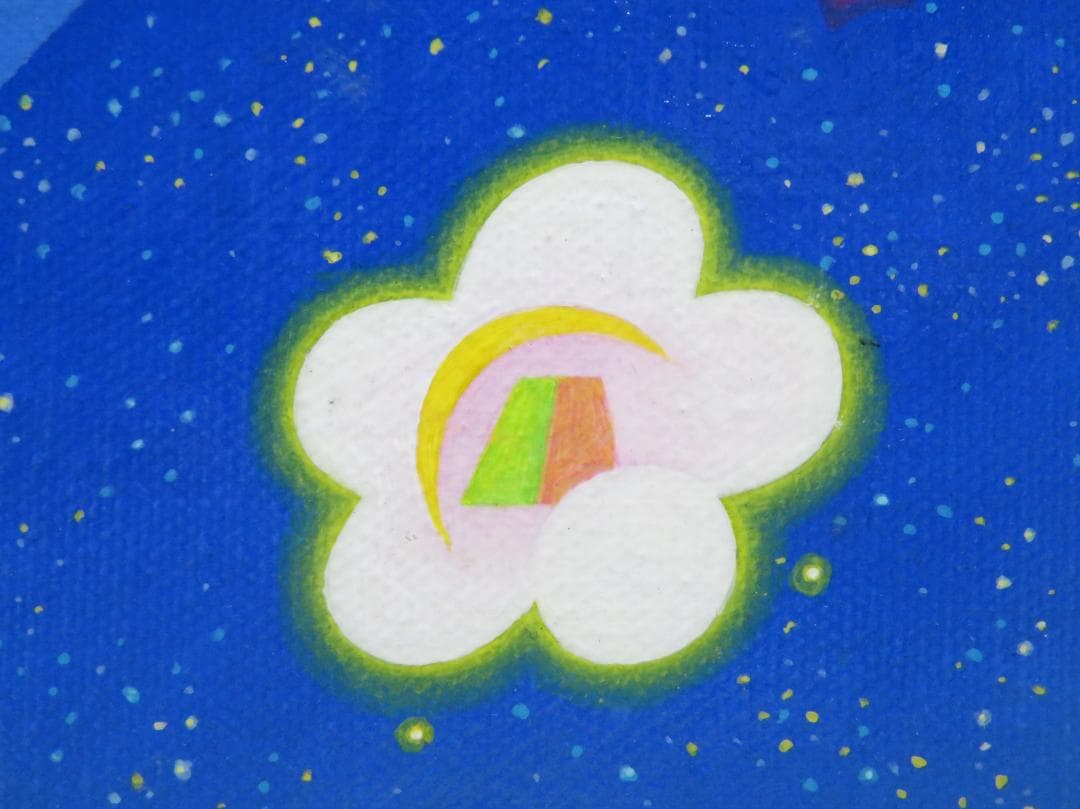 ◆　 後藤英雄　「祭りが終わった日」　油彩　F4号　現代童画会常任委員　◆