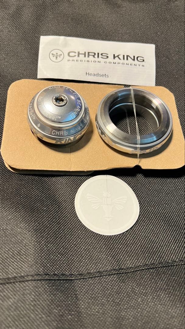 CHRIS KING ヘッドセットシルバークリスキング 1-1/2 未使用