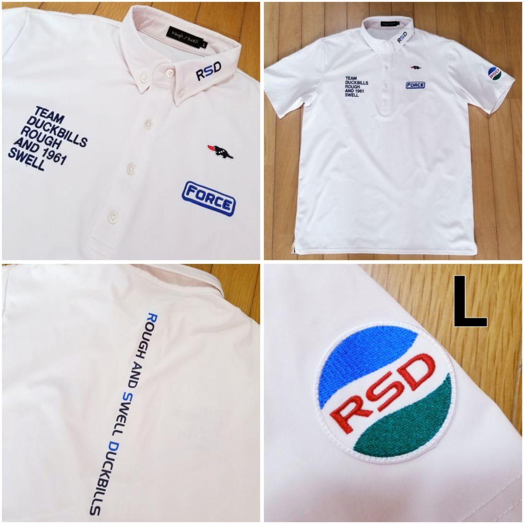 rough&swellラフアンドスウェル半袖ポロシャツ　Lサイズ