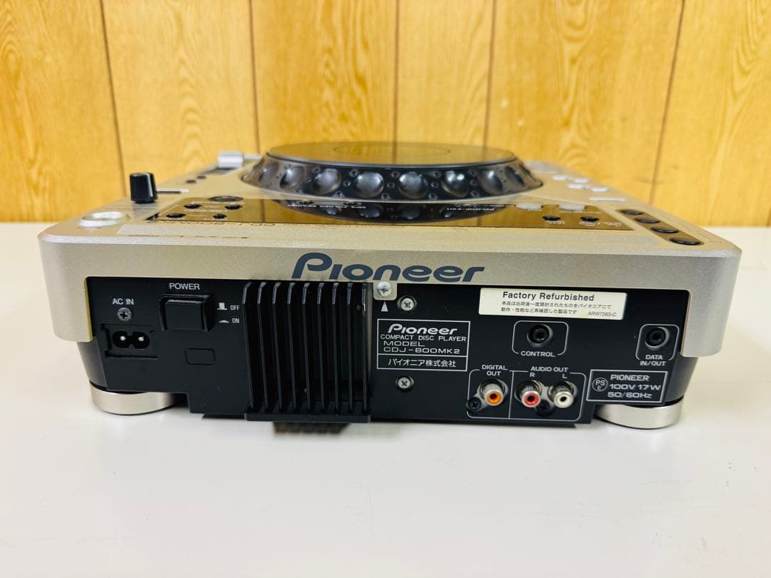 Pioneer CDターンテーブル CDJ-800MK2 パイオニア　③