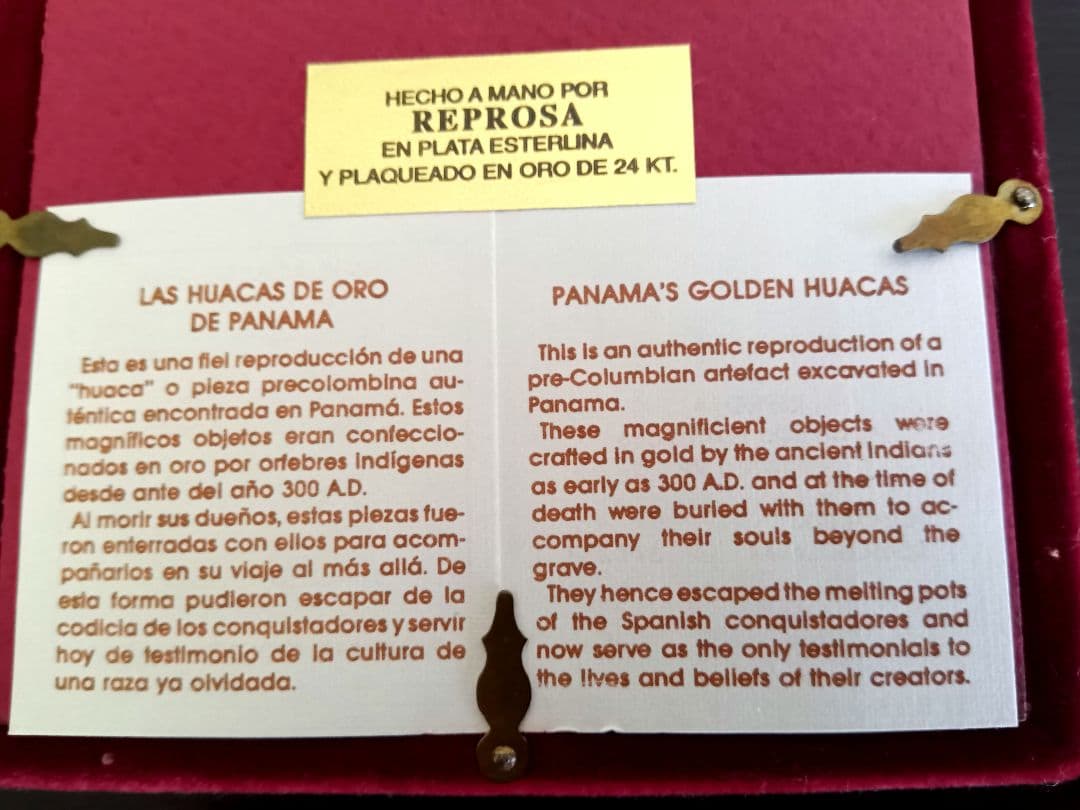 底値 シルバー925 GP レプロサ製ワカス ブローチ/ペンダントトップ/置物