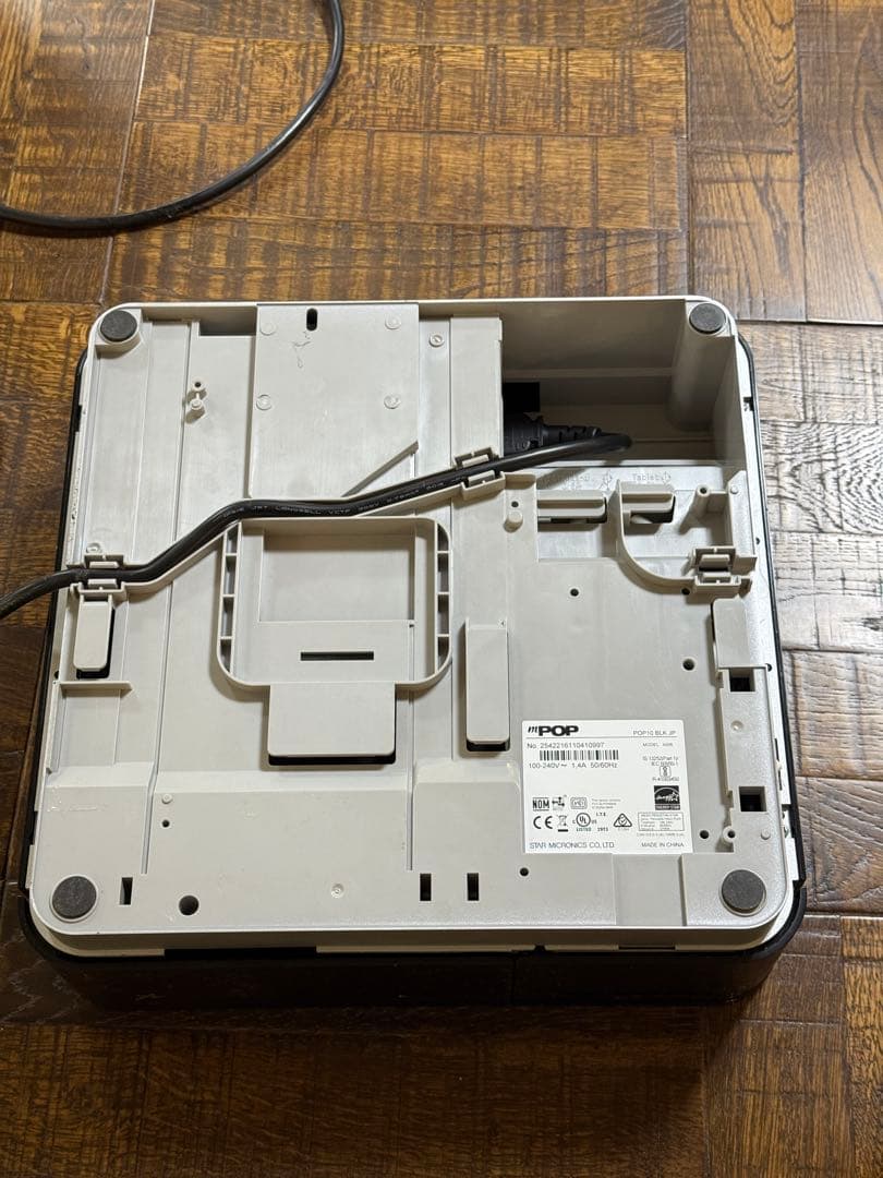 スター精密 mPOP 本体 キャッシュドロア一体型レシートプリンター　黒