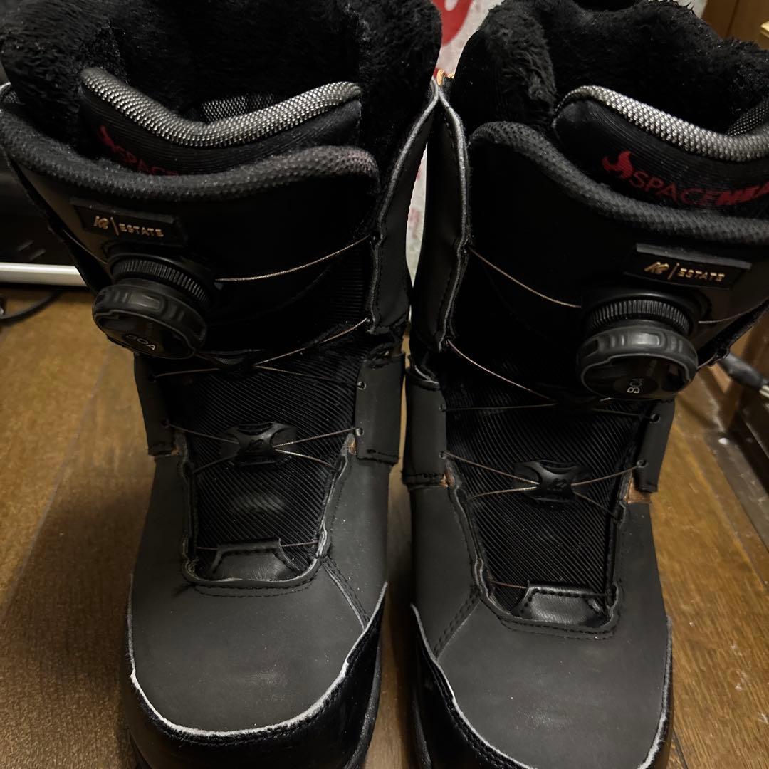 SPACE WEATER K2スノーボードブーツ ブラック子供用！