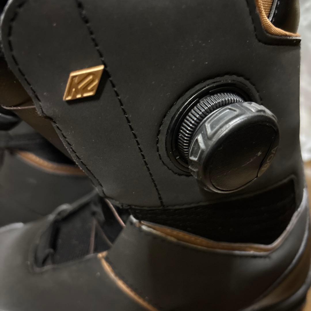 SPACE WEATER K2スノーボードブーツ ブラック子供用！