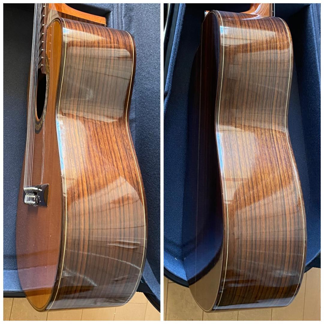 【名器】茶位幸信 日本製 アルトギター NO.10 530mm 杉