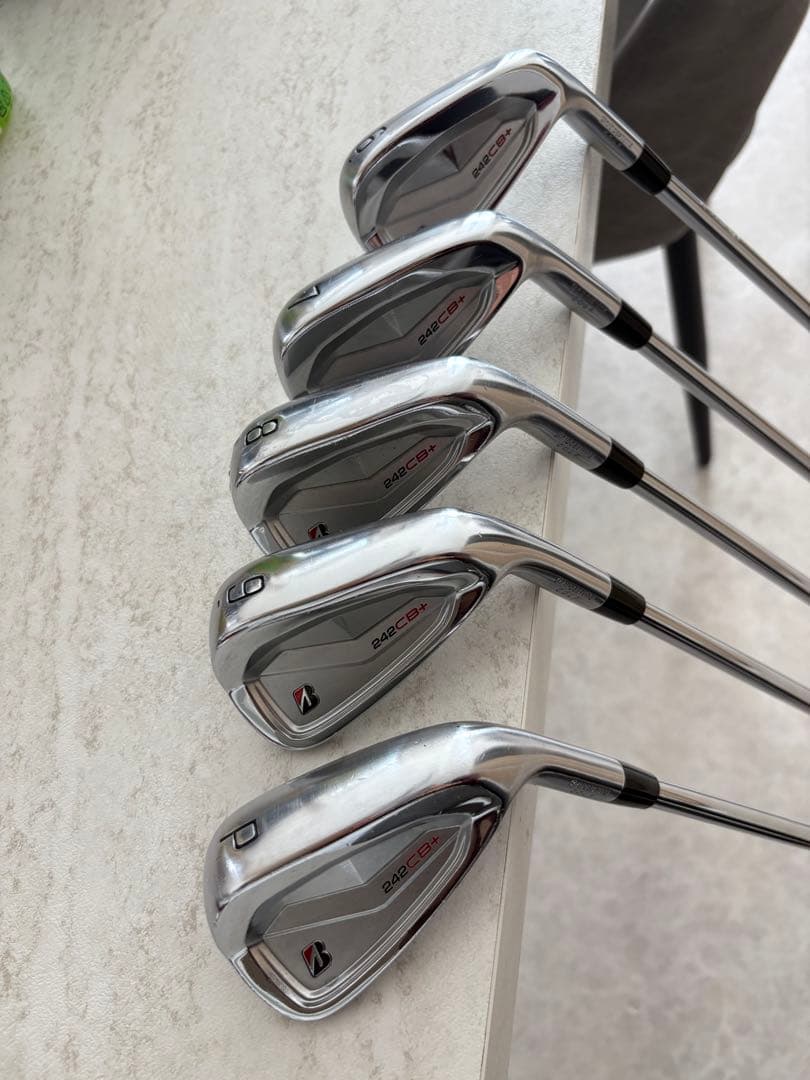 J*読様 値下げ可能！　ブリヂストン 242CB+ アイアンセット 6-Pw N