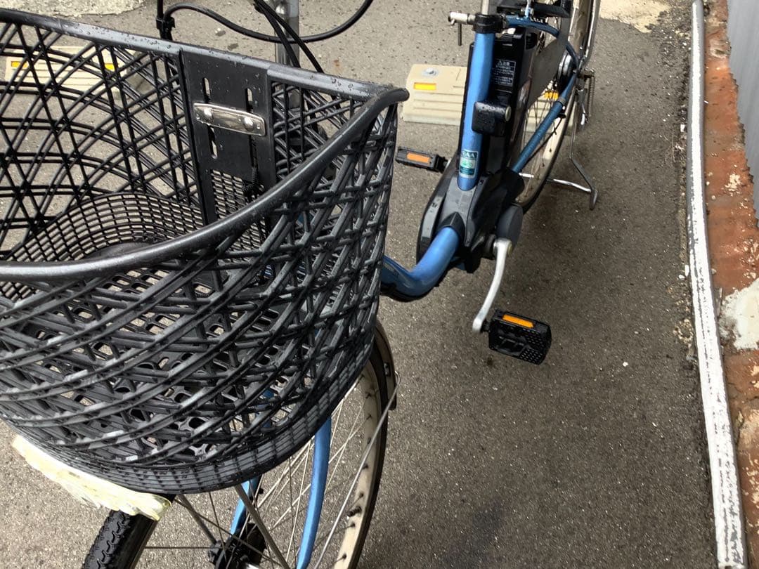 パナソニック新機種電動アシスト自転車viviDX26インチブルー系ボディー