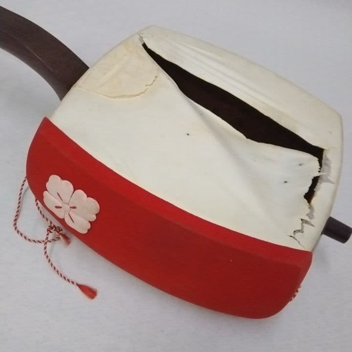 三味線　アンティーク　 レア　コレクション　骨董　きく岡　年代物　桐箱入り