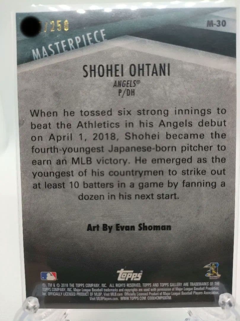 【激レア/ルーキーカード/シリアル】大谷翔平 2018 Topps