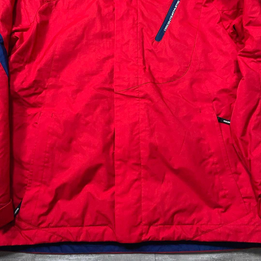 近年モデル DESCENTE デサント スキーウェア メンズL スノーボード赤黒