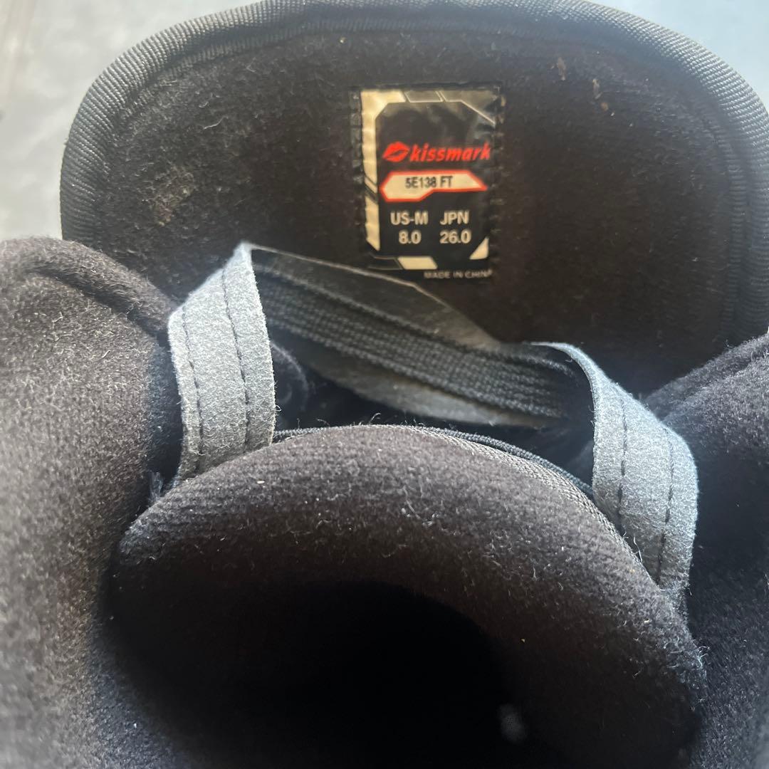 kissmark スノーボードブーツ 黒/グレー