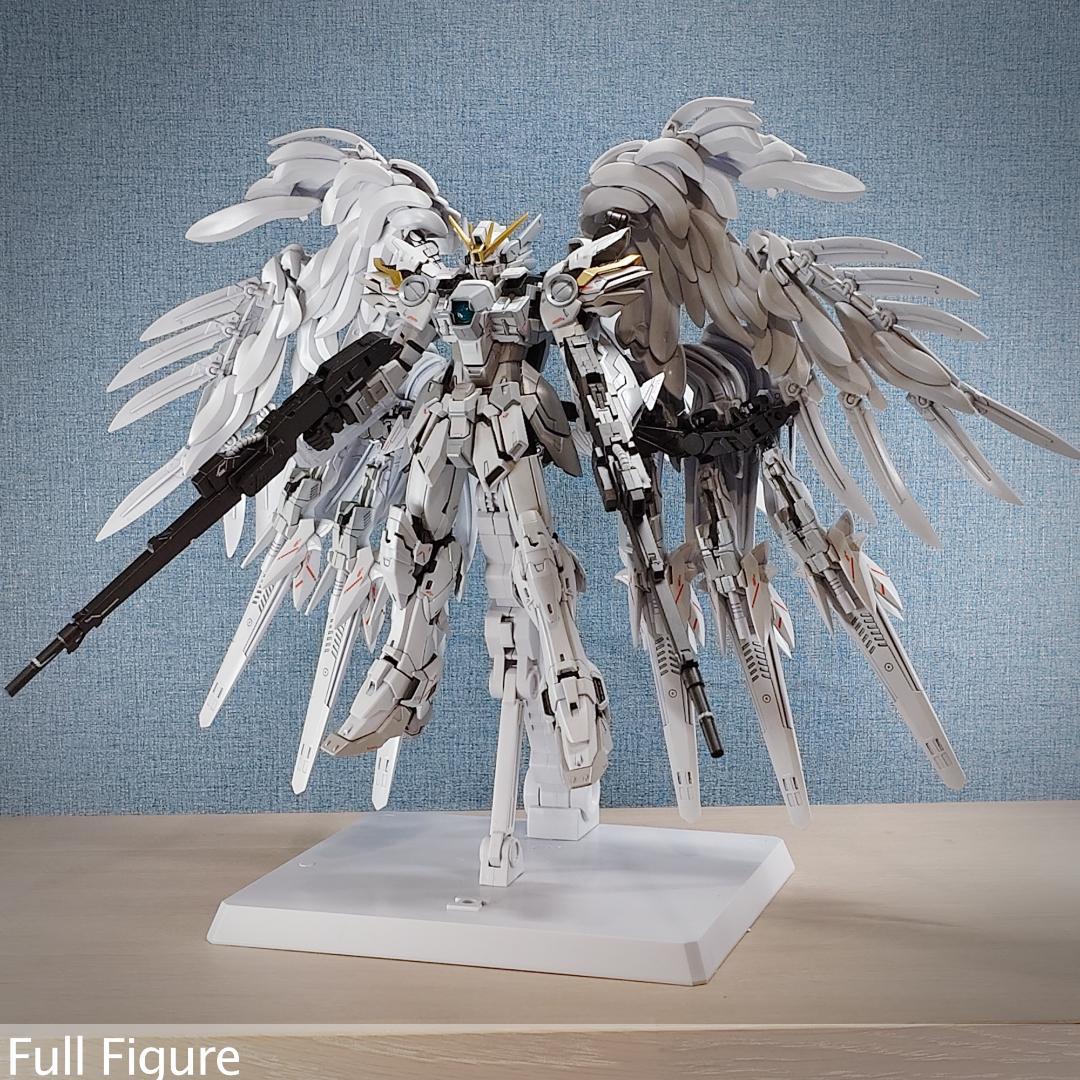 MG ウイングガンダムゼロ \" white カスタム\" パール塗装完成品