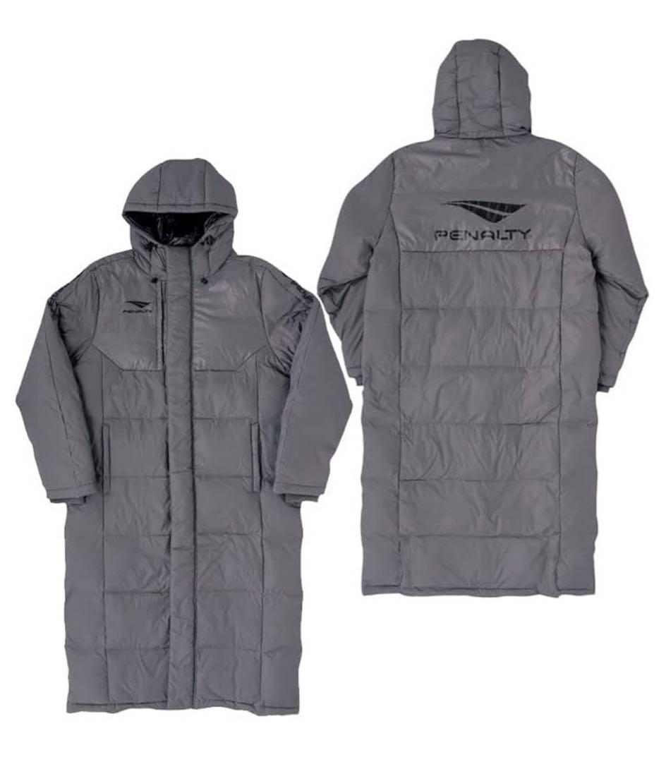 未使用級　ペナルティ penalty ダウンロングコート　サッカーベンチコート