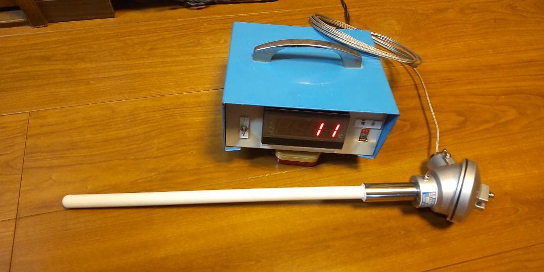 【未使用品Ｒ熱電対】引保護管Φ15×350mm，芯線Φ0.5mm