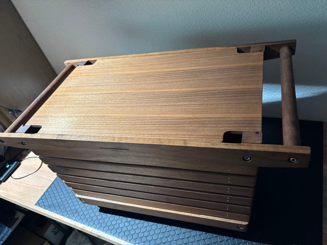 IKIKIシェルフコンテナMウォールナット(1)