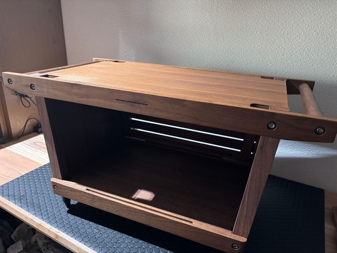 IKIKIシェルフコンテナMウォールナット(1)