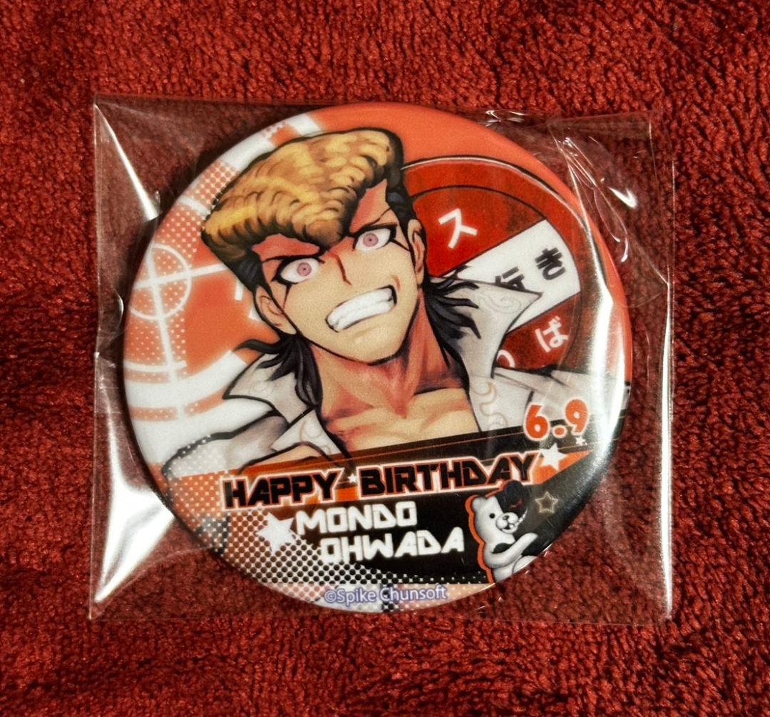 ダンガンロンパ 大和田 プリロール バースデー 缶バッジ 2019
