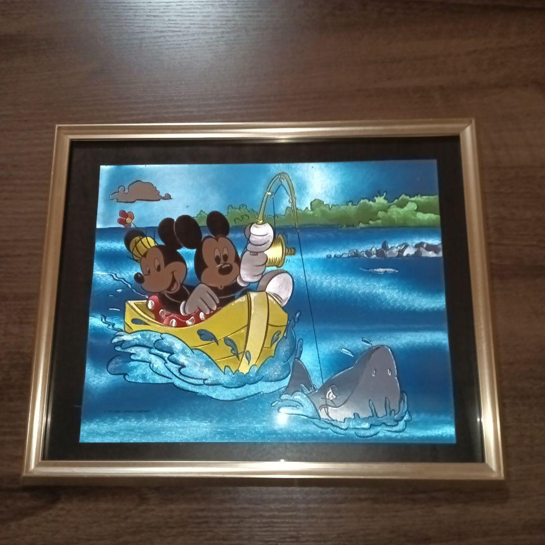 【超貴重】【ディズニー】『ミッキー ミニー』 アンティーク エッチングアート