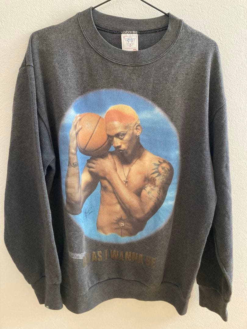 ロッドマン DELTA バスケットボール プリント トレーナー L