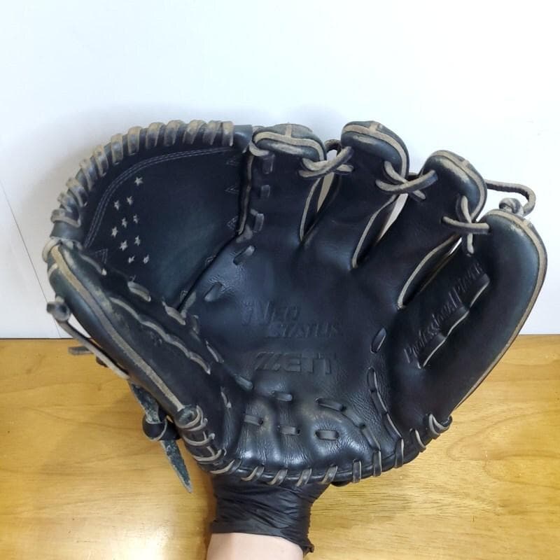 ZETT ゼット ネオステイタス シリコンラベル 投手用 軟式グローブ