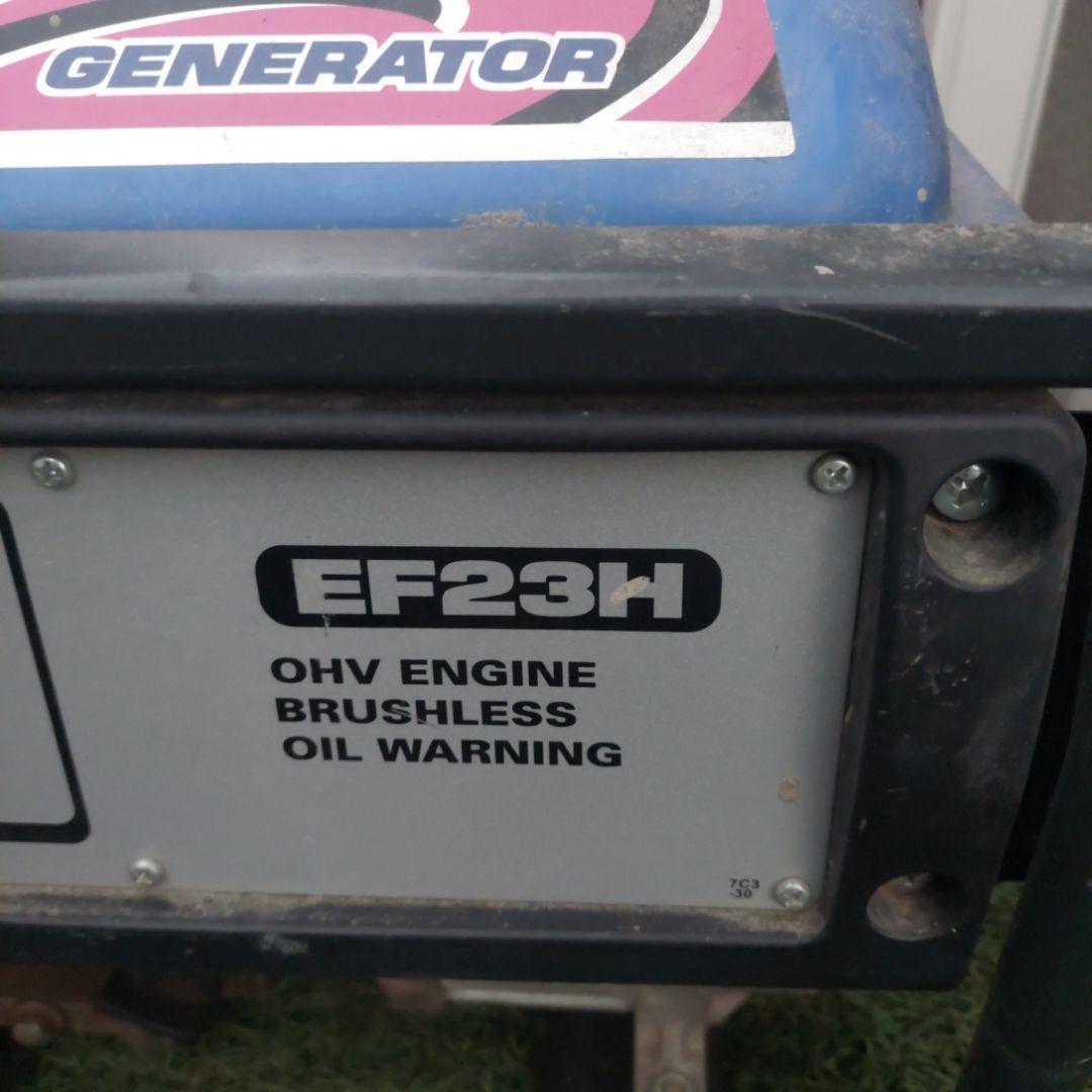 YAMAHAジェネレーター発電機EF23H訳あり、引取のみ