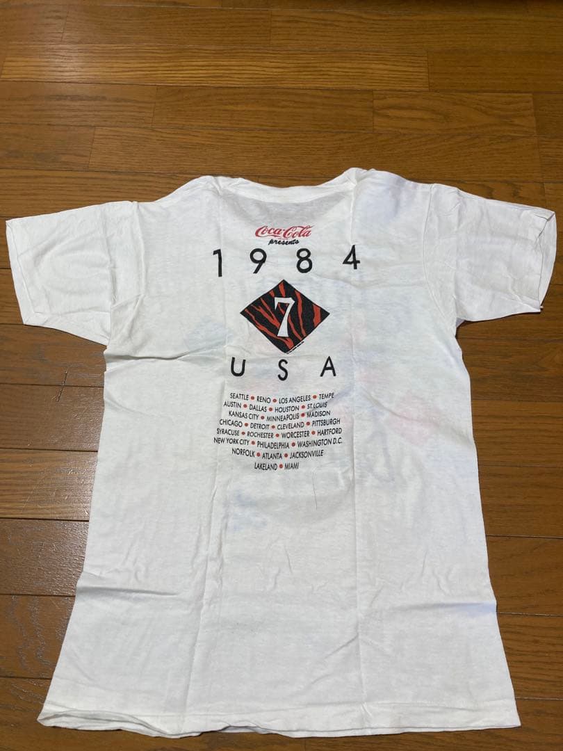80's Duran Duran 1984ツアーtシャツ