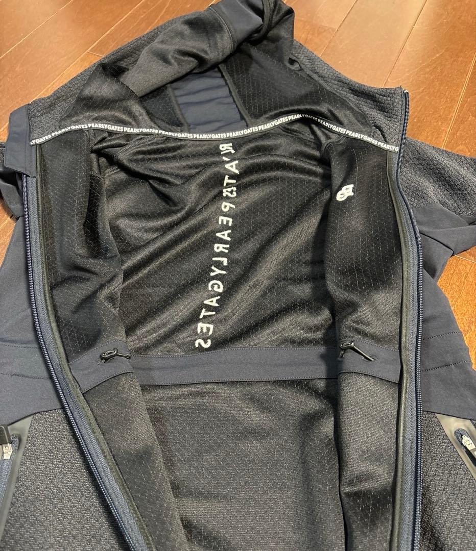 パーリーゲイツダイヤニットジャガード濃紺ワンピースサイズ0