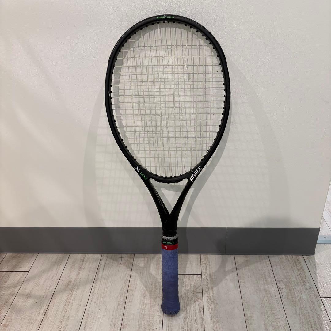 【美品】Prince プリンス X 100 硬式テニスラケット