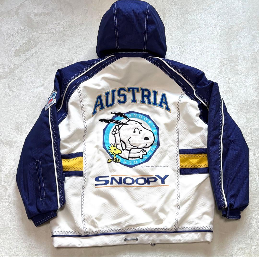 オーストリア代表 スキーチーム スキーウェア スヌーピー L アシックス 日本製