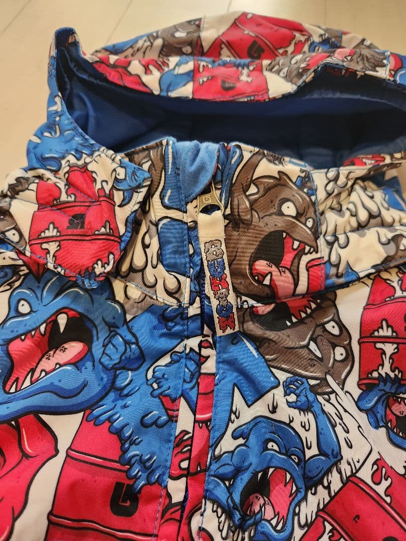 BURTON キッズ モンスター柄スキーウェア つなぎ 4Tサイズ