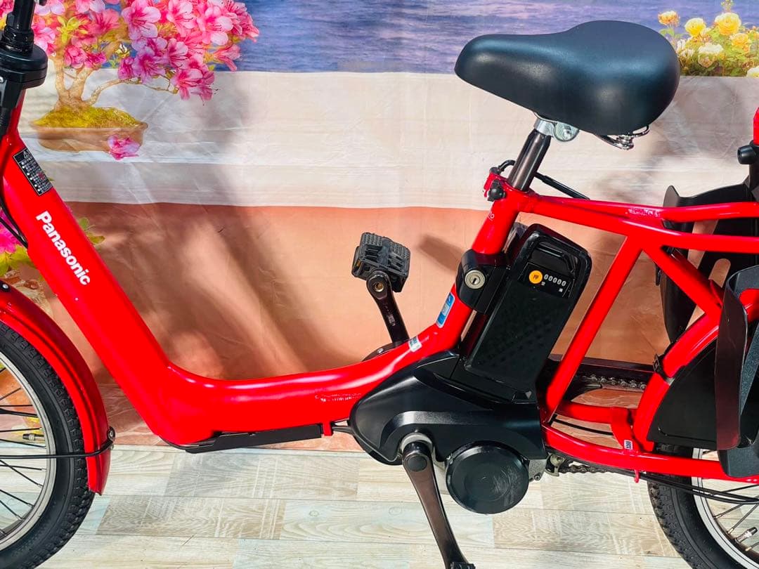 ギュットアニーズ⭐️16AH！パナソニック子供乗せ電動アシスト自転車Y3268