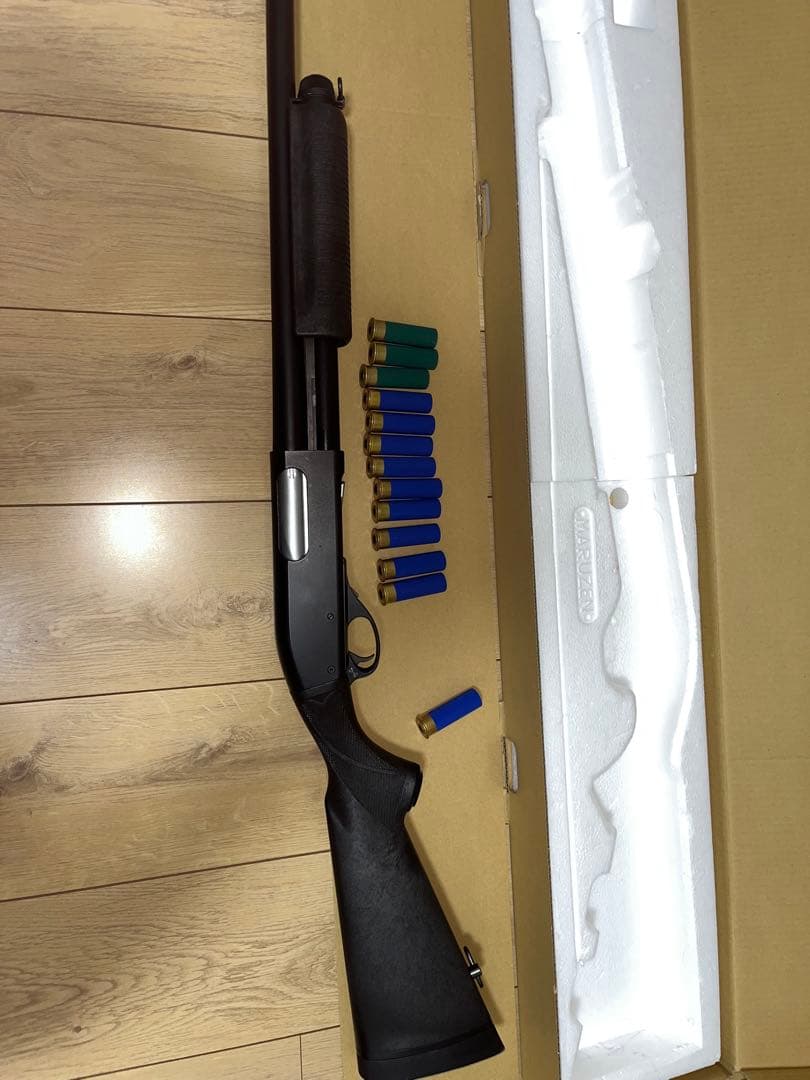 マルゼンM870ブラック　ライブカート式ガスガン