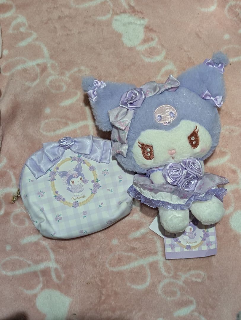 Sanrioクロミちゃんぬいぐるみとポーチセット新品未使用品正規品