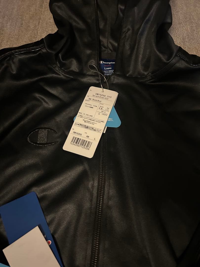 Champion ブラック ジャージ上下セット Lサイズ